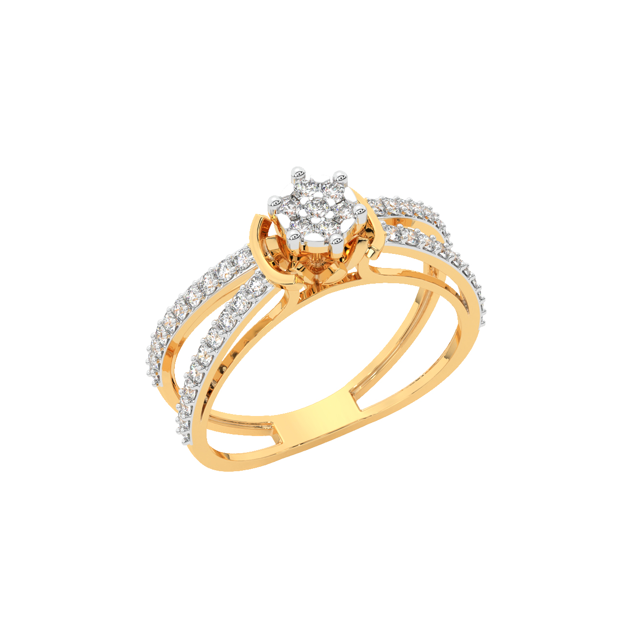 Molly Round Diamond Engagement Ring